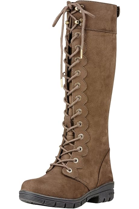 Dublin Fleet Boots Red Brown Ladies 6.5 