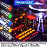 Xiatiaosann 10x 6mm 12-24V LED Indicator Light 5 Color Waterproof Metal Panel view 7