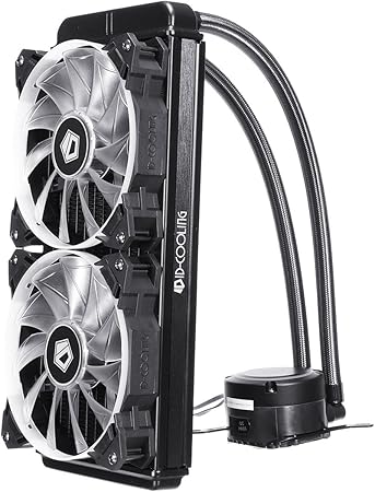 Hitsan Id Cooling Auraflow 240 Rgb Pmw Wasser Cooling Fan Wasser Kuhler Fur Intel Amd Am4 One Piece Amazon De Computer Zubehor