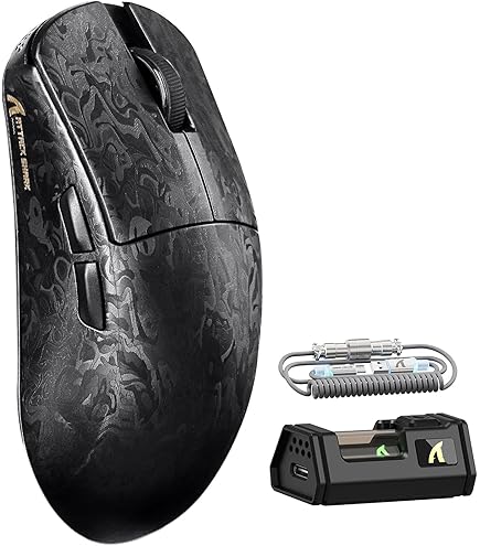 ATTACK SHARK R11 ULTRA カーボンファイバーゲーミングマウス R11 ULTRA 8K Wireless Mouse | 49g Carbon Fiber Shell