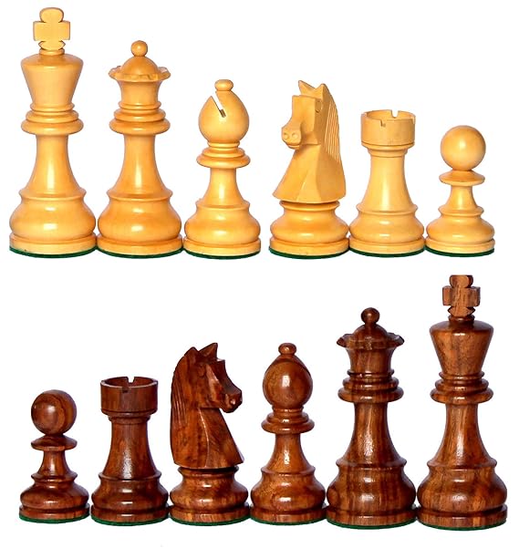 Buy StonKraft Staunton Style Wooden Chess Pieces Chessmen Chess Coins