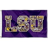 Louisiana State LSU Tigers Mosaic Large Grommet Banner Flag