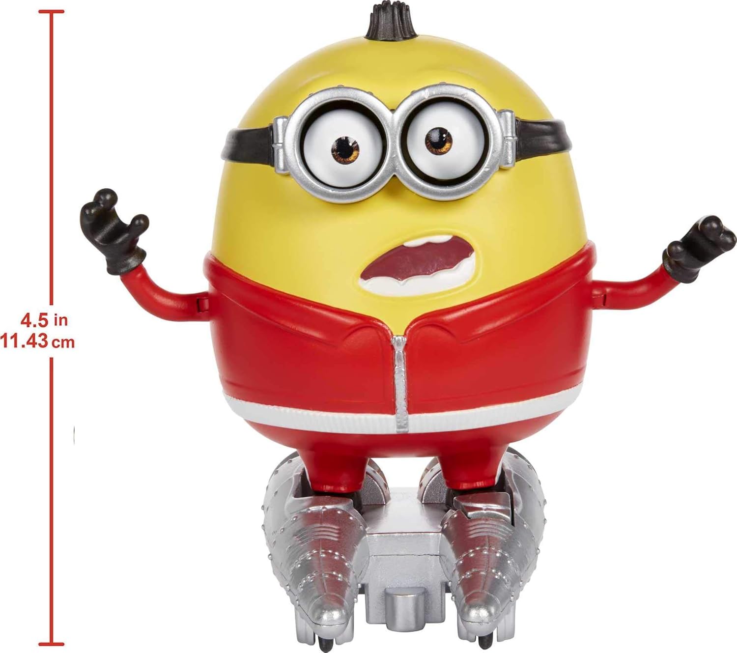 Mattel GMF06 Minions Loud ‘N Rowdy Otto, Yellow, 4 Inches - Image 5