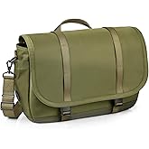 travel inspira Men's Anti-Wrinkle Messenger Bag 14L Lightweight Durable Business Shoulder Bag for Work & Travel