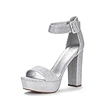 DREAM PAIRS Womens HI-LO High Heel Platform Pump