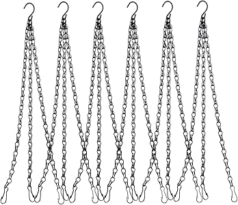 Ctzrzyt Cadena de 6 Paquetes para Colgar, Pesado Pesado Cadena de