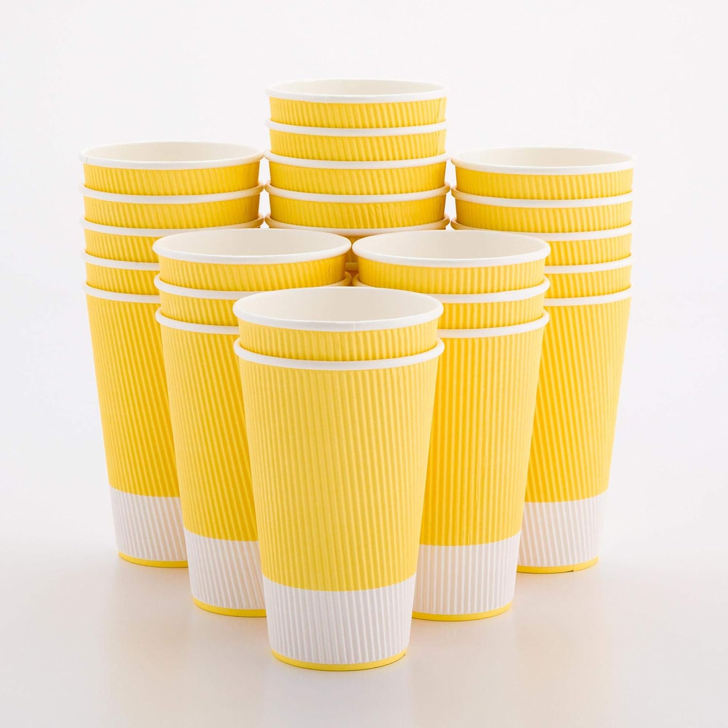 Yellow paper cups Clearance