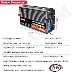 Pure Sine Wave Power Inverter 12v 24v 48v 60v Dc to