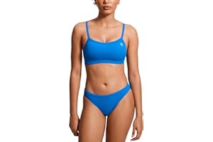 SYROKAN Women's Athletic Training Two Piece Swimsuit Bikini Sets Bathing Suit Racerback Sporty Swimwear