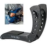 YKAIWX Ergonomic Electric Guitar Holder Footstool Leg Stand Guitar Foot Stool Electric Guitar Support Leg Stand Guitar Lifter (Black)
