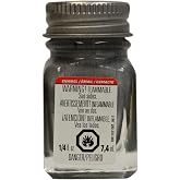 Testors Flat Aluminum Enamel Paint | Brush-Ready Formula, Durable Coverage, Model Detailing, Craft Projects, 0.25 Oz