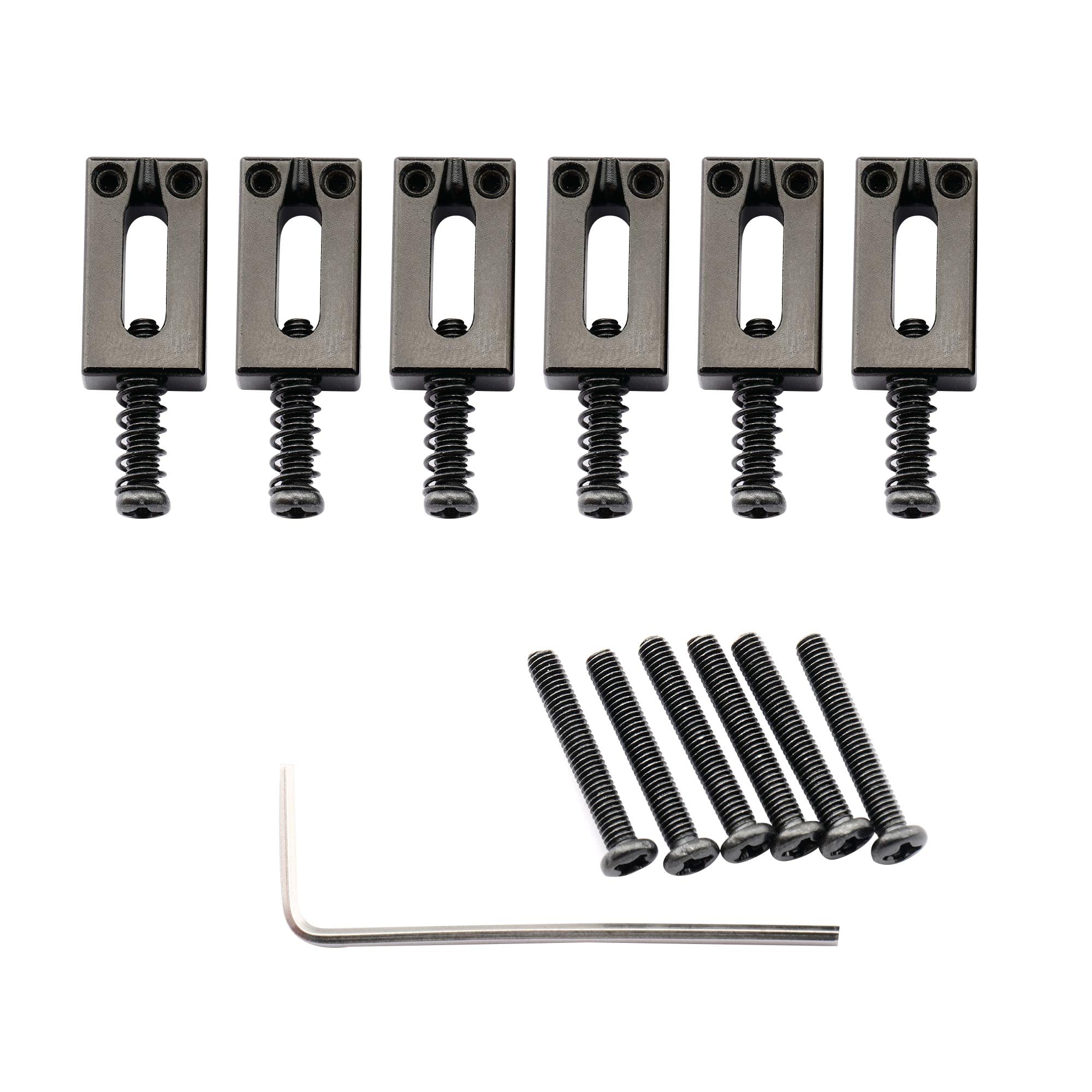 Set Di 6 Sellette In Ottone Per Chitarra Elettrica Musiclily Ultra 10,8 Mm &ndash; Stile Strat/Tele, Dorate