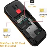 CHAKEYAKE Big Button Mobile Phone 1800mAh SOS Dual SIM USB-C Orange view 8