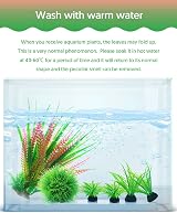 QZQ 6pcs Fish Tank Decorations Aquarium Plants Set PVC Safe Plastic Ornaments view 5