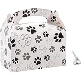 Fun Express Paw Print Party Favor Boxes - 12 Pc