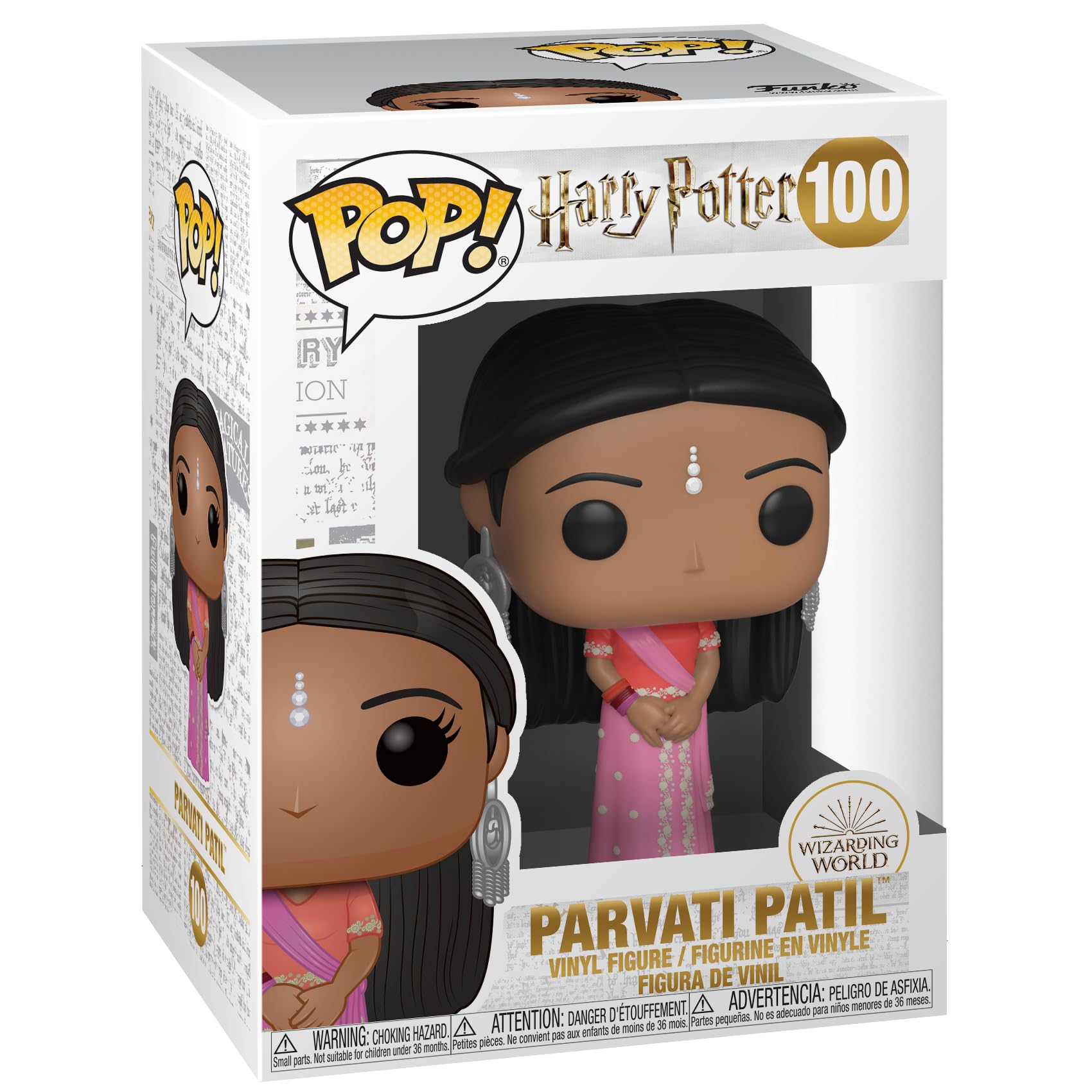 Funko POP! Vinyl Harry Potter-Parvati Patil - (Yule) - Collectable Vinyl Figure - Gift Idea - Official Merchandise - Toys for Kids & Adults - Movies Fans - Model Figure for Collectors and Display