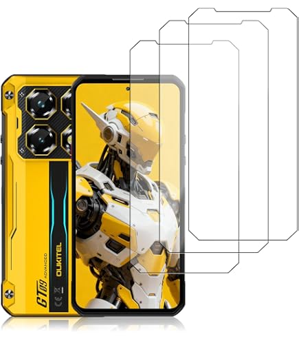 LYZXMY Cover per Oukitel WP35(6.6) Trasparente Custodia + 2 Pezzi Pellicola Protettiva in Vetro Temperato, Ultra Sottile in Silicone Protettivo Bumper TPU Morbido Gel Case