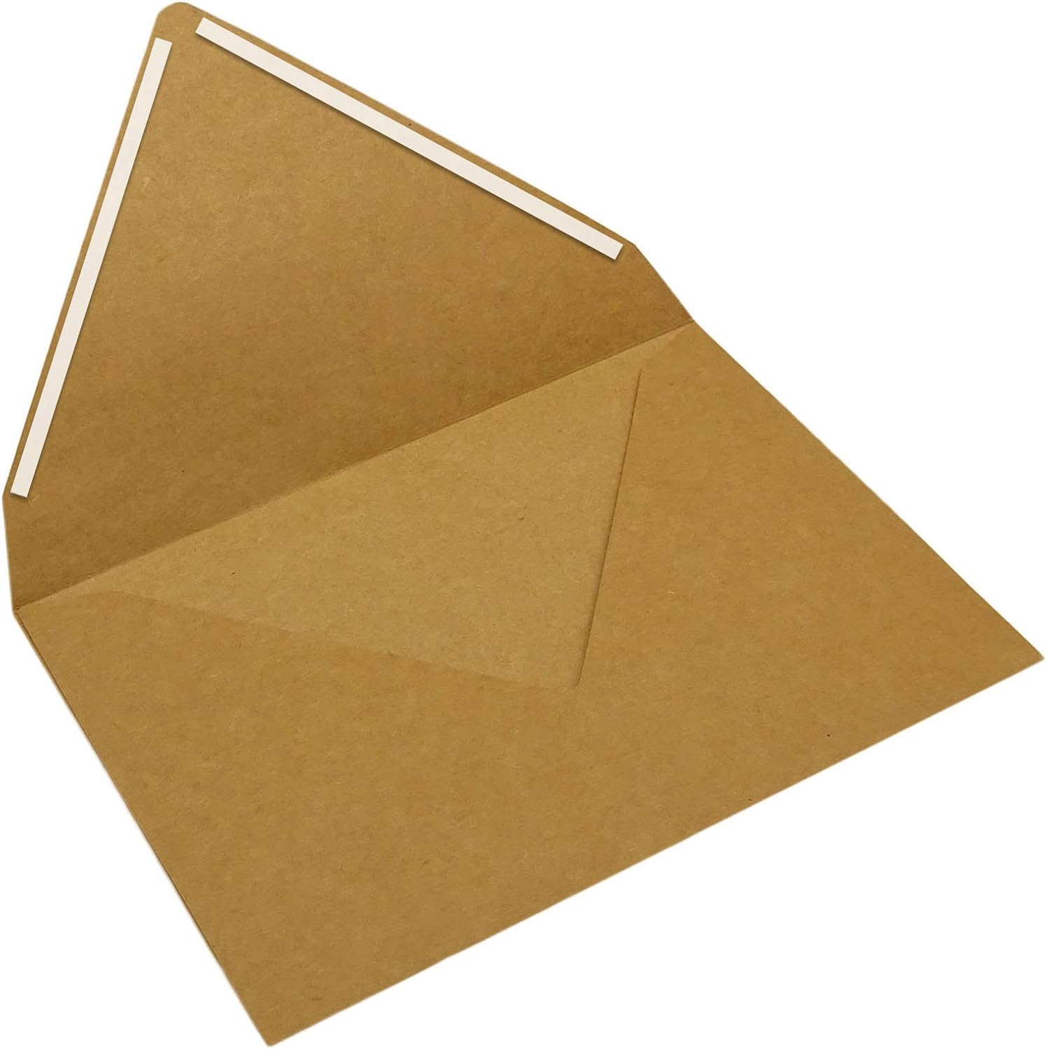 Darling Souvenir A7 Kraft Invitation Envelopes (5 1/4 x 7 1/4) Euro V-Flap 80 LBS Self-Adhesive Ideal for Invitations Greeting Cards - Image 3