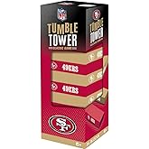 MasterPieces Game Day - NFL San Francisco 49ers - Officially Licensed Tumble Tower, Real Wood Blocks