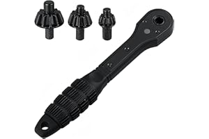 CHASEFUN Universal 2-in-1 Ratchet Drill Chuck Key Wrench 2025 New – Double Head Replacement Tool for Most Electric Drills Power Tools