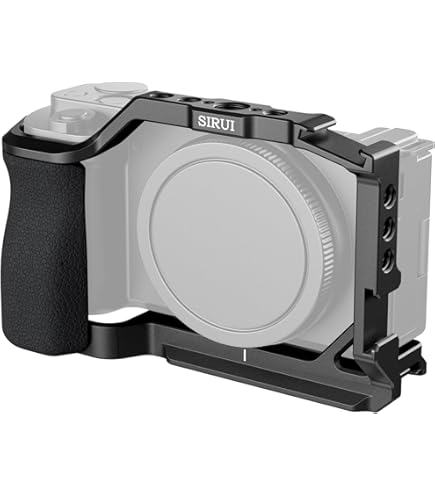 SMALLRIG Gaiola ZV-E10 com Alça de Silicone e Furos Rosqueados