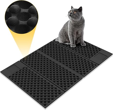 Zellar Tapis De Litiere Pour Chat Chat D Alimentation Pour Tapis Amazon Fr Animalerie