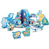 HABA 3D Puzzles Play World - Underwater, 36 Piece Kids Puzzle with Wooden Figures, Kids Learning Toys and Educational Games for Ages 4+