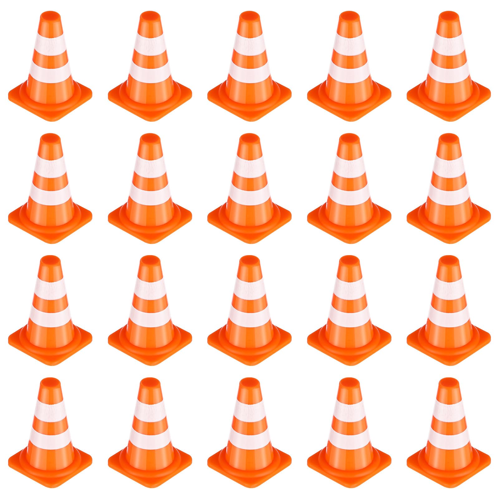 Toddmomy Mini Traffic Cones and Road Street Signs Toys for Kids Educational Traffic Barricade Playset Interactive Learning Toy for Road Safety Awareness