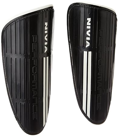 Nivia SG-806 Performance Football Shin Guard Black, Medium