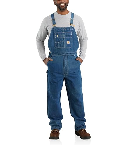 Amazon.com: Carhartt Men's Duck Bib Overalls Black 30W x 32L