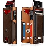 Wallet for Men Wallet with Slim Pop Up Card Holder 9-13 Cards, Bifold Minimalist Smart Wallet RFID Blocking Credit Card Holde