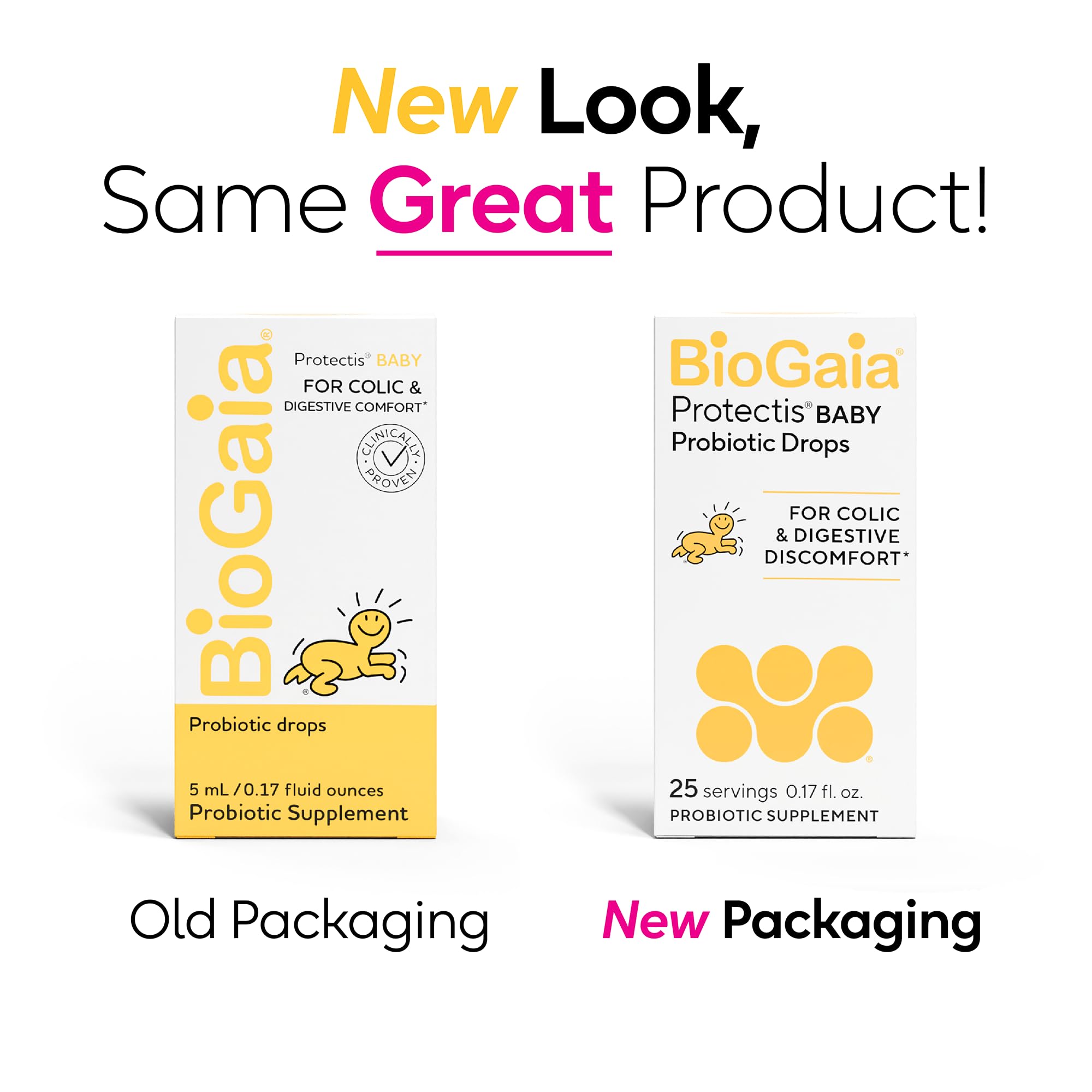 BioGaia Protectis Baby Probiotic Drops | Baby Essentials for Colic & Gas Relief | Safe for Newborns | Ease Crying, Fussing, Colic, Gas, Spit-ups & Constipation | No Dairy, Soy & Gluten | 5mL