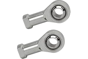 Smartsails SI10T / K,PHS10A Aperture 10mm Inner Diameter Self-Lubricating Rod End Joint Bearing Female Thread Female Right Hand 2 Pieces