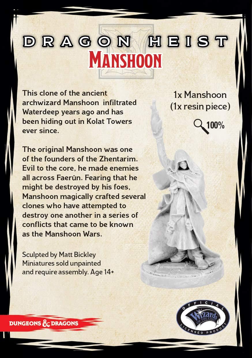 Gale Force Nine- Waterdeep Dragon Heist - Manshoon - Image 3