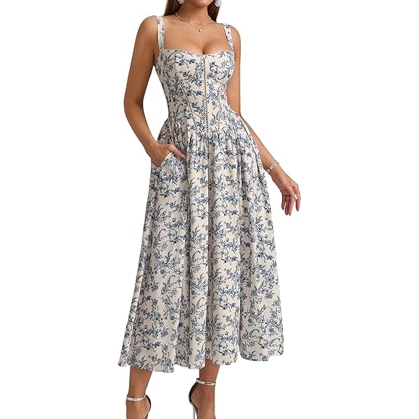 knee length dresses for ladies Irène Neutrals Corded Lace Corset Midi Dress, L / Neutrals