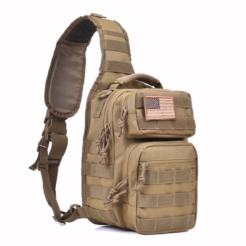 Tactical Sling Bag Pack Military Rover Shoulder Backpack Assault Molle