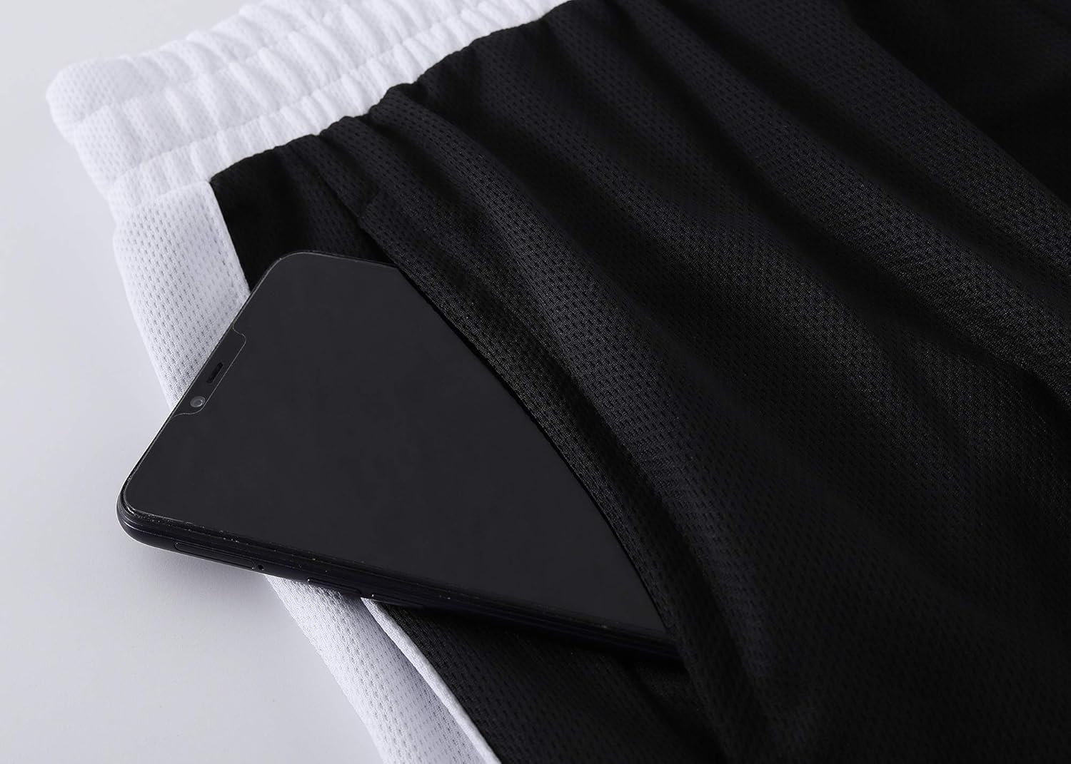 PTSports Men’s Cool Basketball Shorts with Pockets Quick-Dry Athletic Running Gym Shorts Drawstring: Clothing