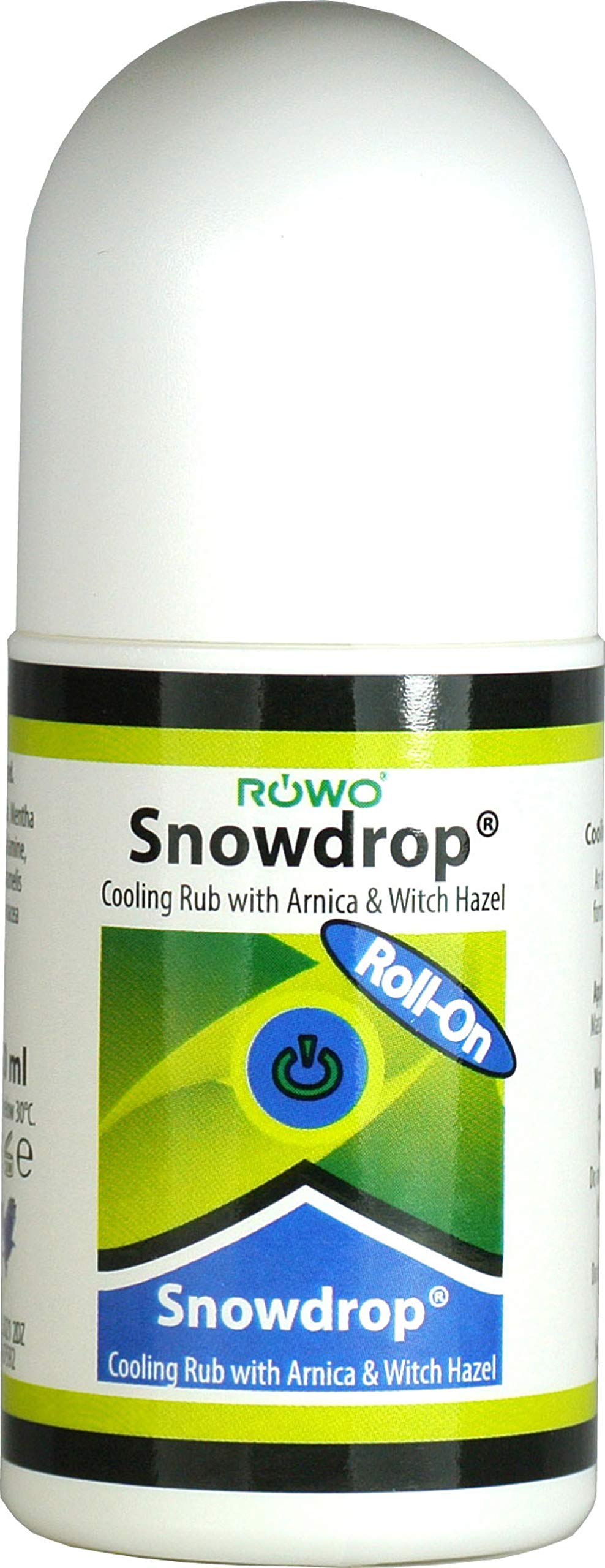 Snowdrop Paraben Free Cooling Rub with Arnica and Witch Hazel Roll On 50 ml
