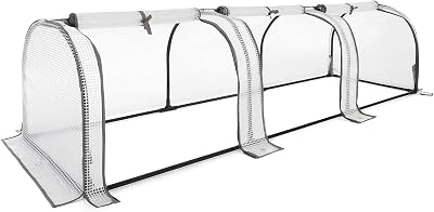 Christow Small Grow Tunnel Cloche Garden Polytunnel 1.95m Long