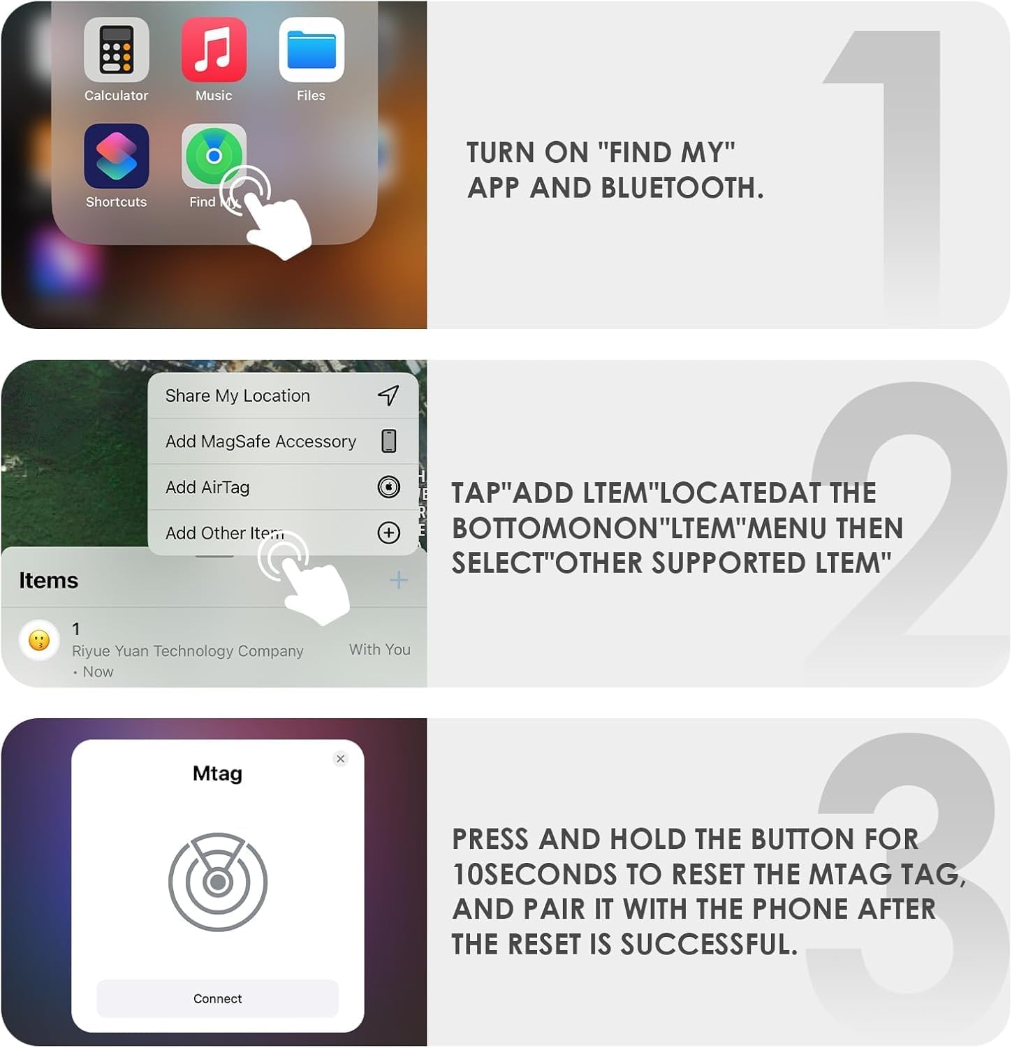 2PCS Tracker Device for Vehicles,GPS Car Tracker-No Monthly Fee Car Locator Works with Find My(iOS Only),Mini Hidden Car Tracker with Magnetic Case,GPS para Ccarros.