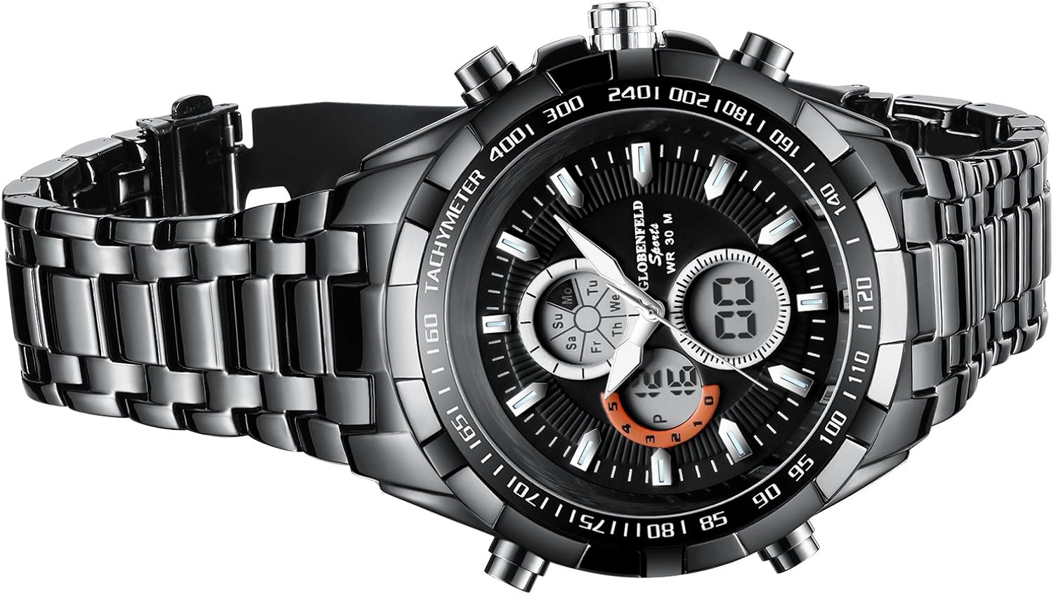 globenfeld sport shark grey watch