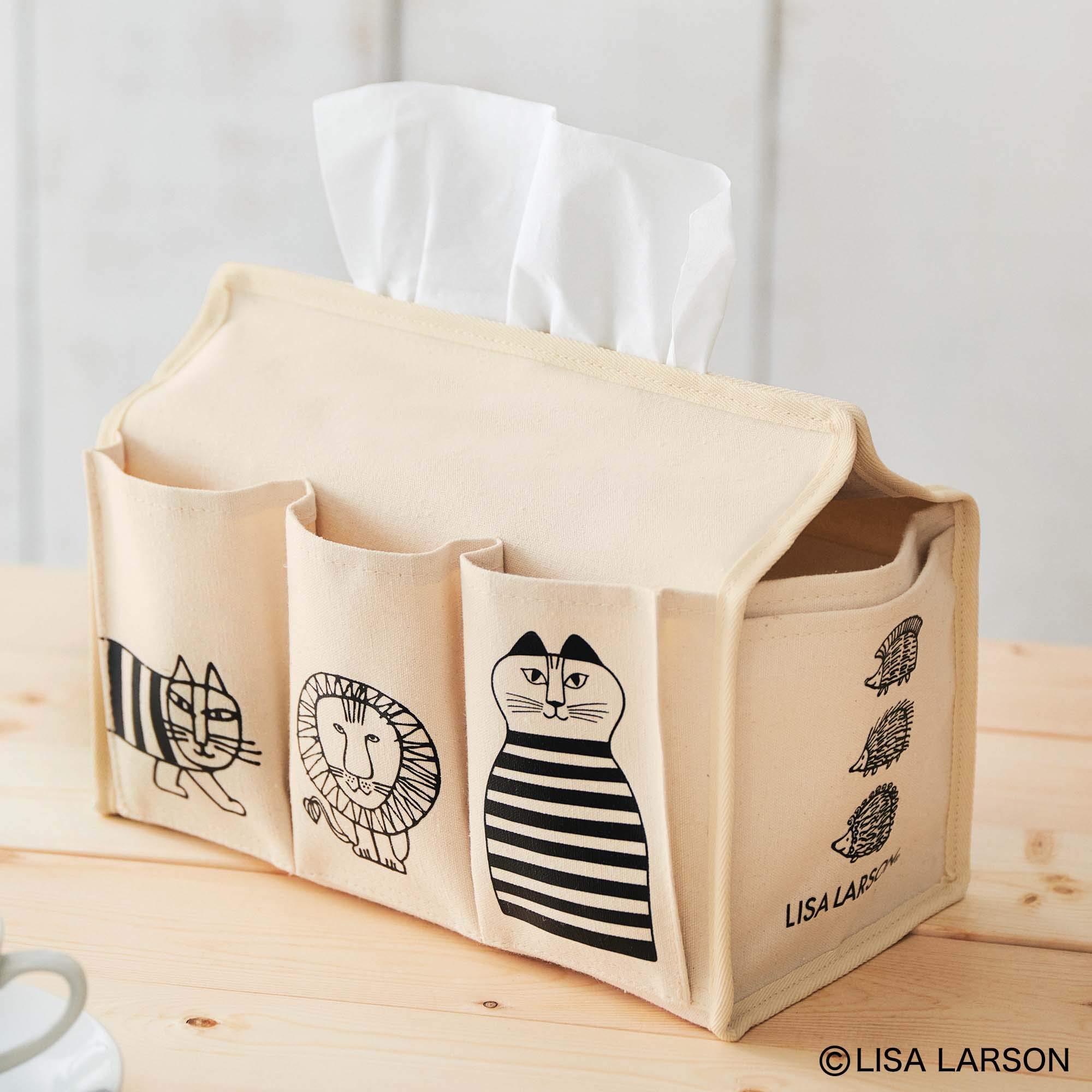 steady.(ステディ.) 2020年 11月号 雑誌付録 リサラーソン5ポケット付きティッシュケース