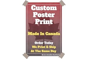 Custom Poster Prints - Made in Canada - Premium Borderless Printing- Upload Your Image/Photo, Personalized Photo to Poster Pr