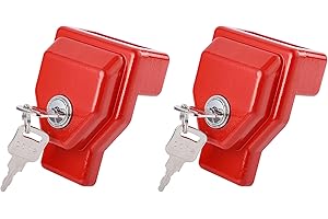 NAKANEKO Glad Hand Lock Keyed Alike 2 Pack Heavy Duty Aluminum Air Brake Glad Hand Lock for Tractor Trailer