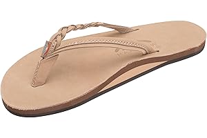 Rainbow Sandals Women’s Flirty Braidy Premier Leather w/Single Braided Strap