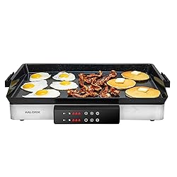 Kalorik Electric Griddle & Double Burner Cooktop