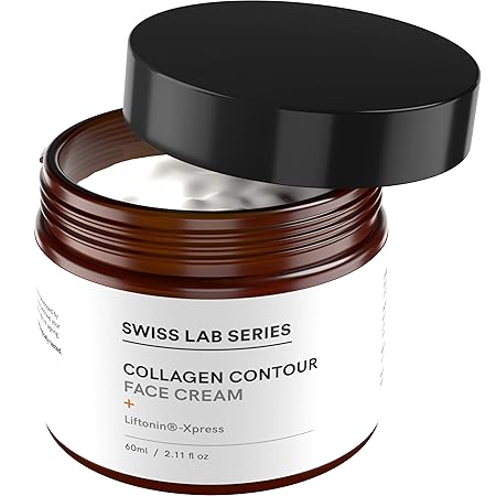 Collagen Creme für Gesicht, Augen und sensible Haut - Anti Wrinkle Cream mit Liftonin für Anti-Aging, gegen dunkle Augenringe