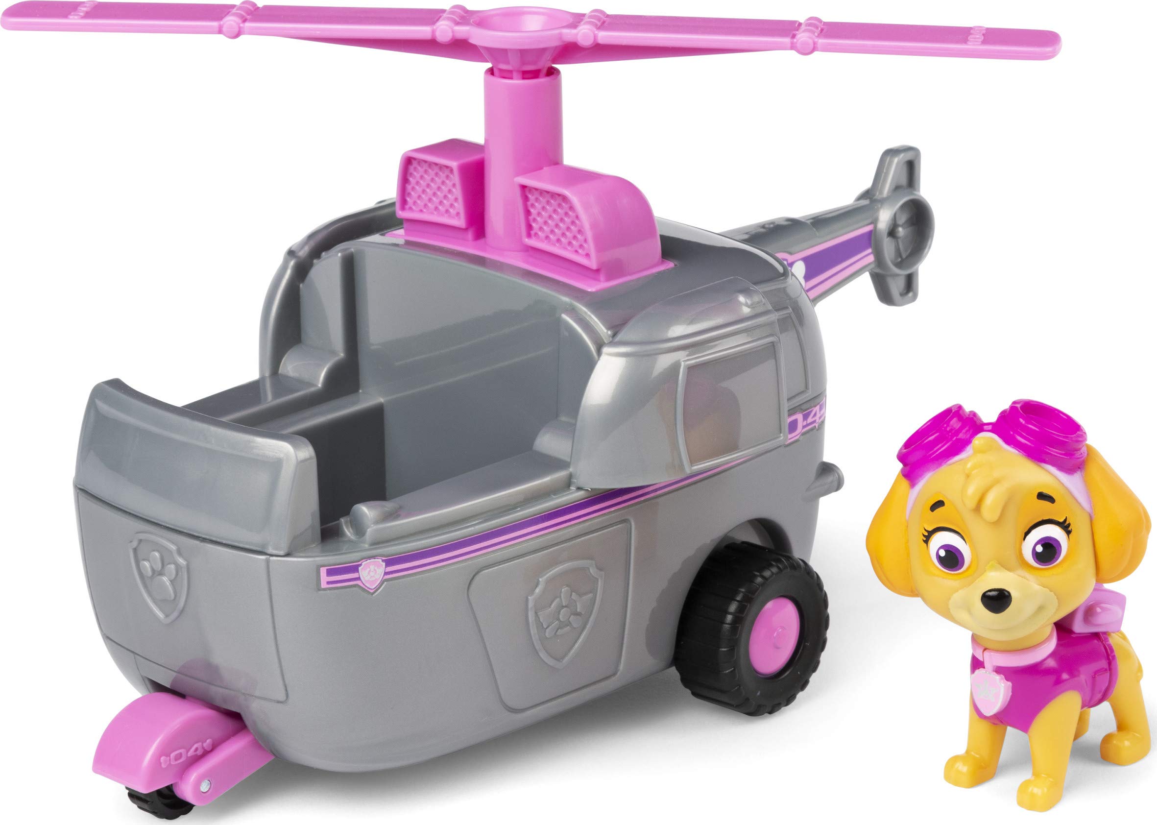 Paw Patrol Skye’s Helicopter Vehicle with Collectible Figure, for Kids Aged 3 Years and Over