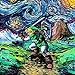 Legend of Zelda - Link - Video Game Art - PRINT - Nintendo - van Gogh Never Saw Hyrule - Art by Aja 8x8, 10x10, 12x12, 20x20, 24x24 inches