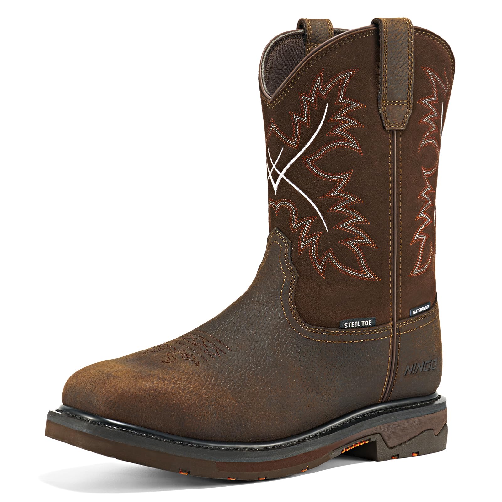 waterproof work cowboy boots